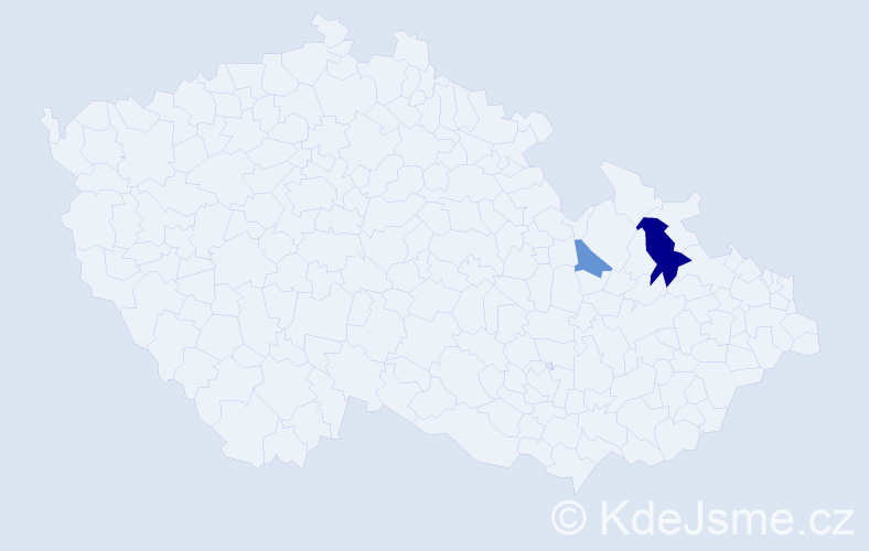Příjmení: 'Makowetz', počet výskytů 4 v celé ČR