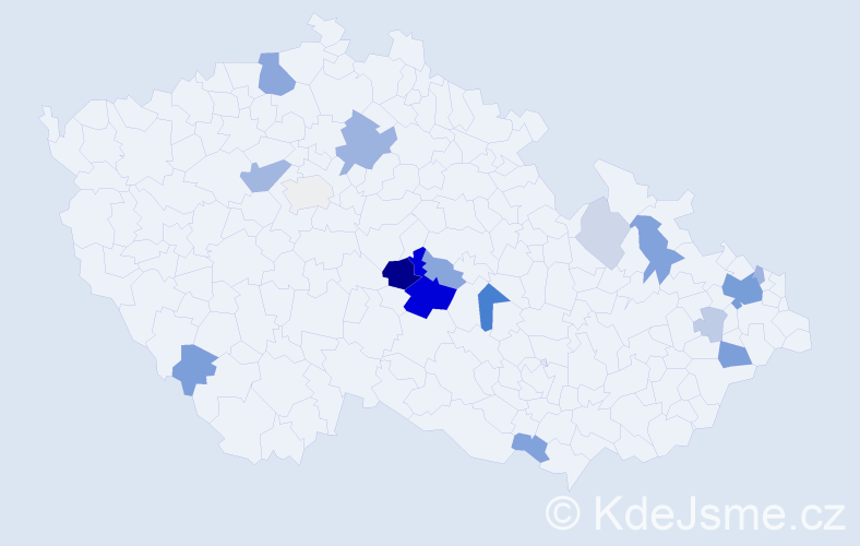 Příjmení: 'Neuvirthová', počet výskytů 48 v celé ČR