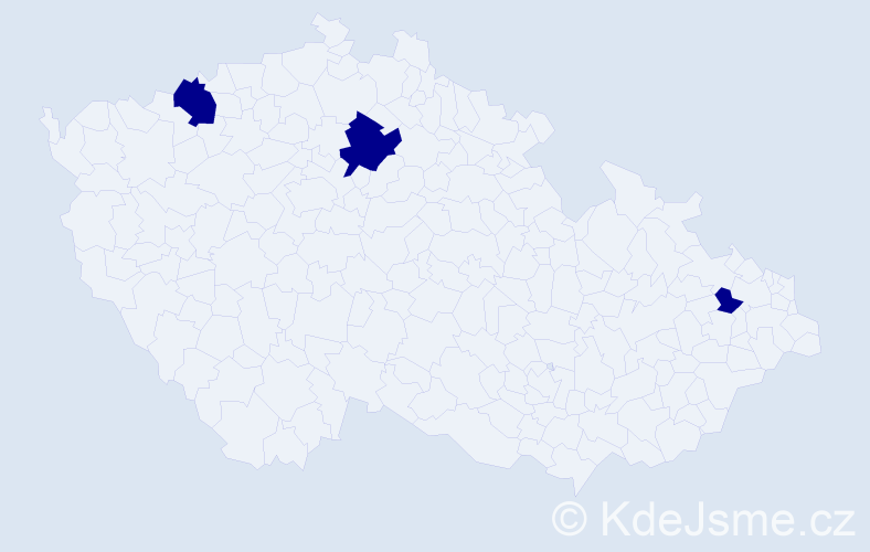 Příjmení: 'Markuliak', počet výskytů 6 v celé ČR