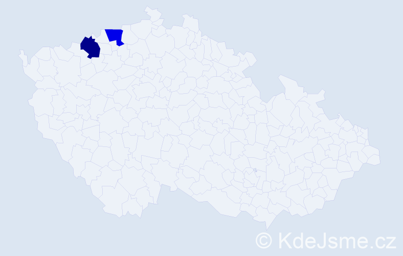 Příjmení: 'Kondacs', počet výskytů 2 v celé ČR