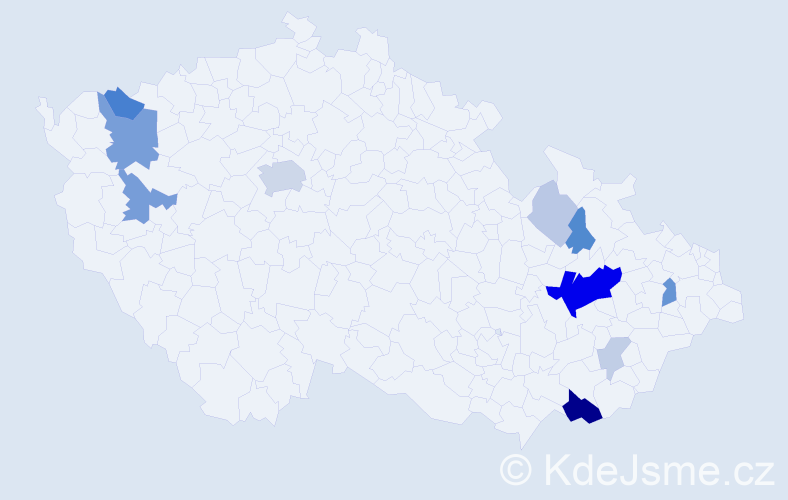 Příjmení: 'Malúš', počet výskytů 35 v celé ČR