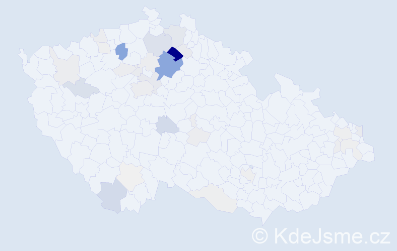 Příjmení: 'Kuntošová', počet výskytů 137 v celé ČR