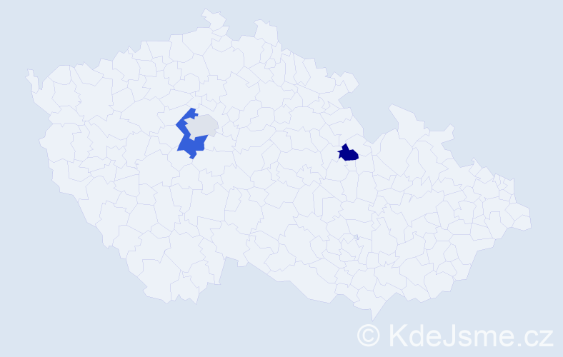 Příjmení: 'Pototska', počet výskytů 4 v celé ČR