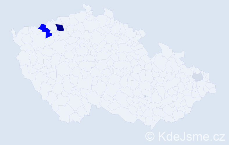 Příjmení: 'Merganič', počet výskytů 10 v celé ČR