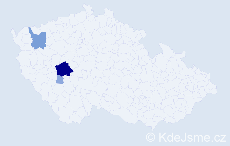 Příjmení: 'Leiterman', počet výskytů 10 v celé ČR