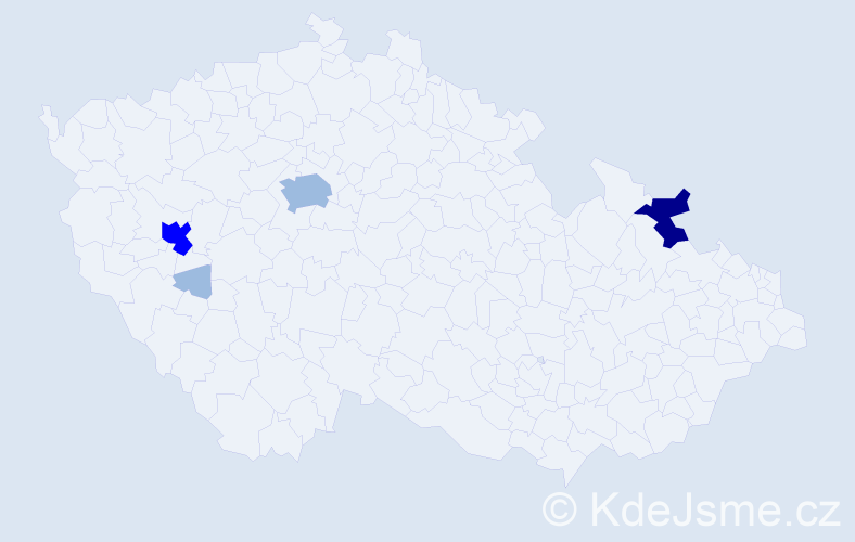 Příjmení: 'Siegfried', počet výskytů 9 v celé ČR