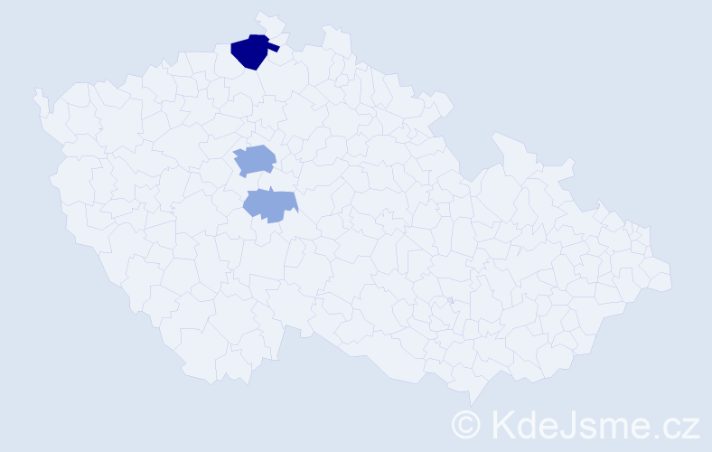 Příjmení: 'Škálová', počet výskytů 8 v celé ČR