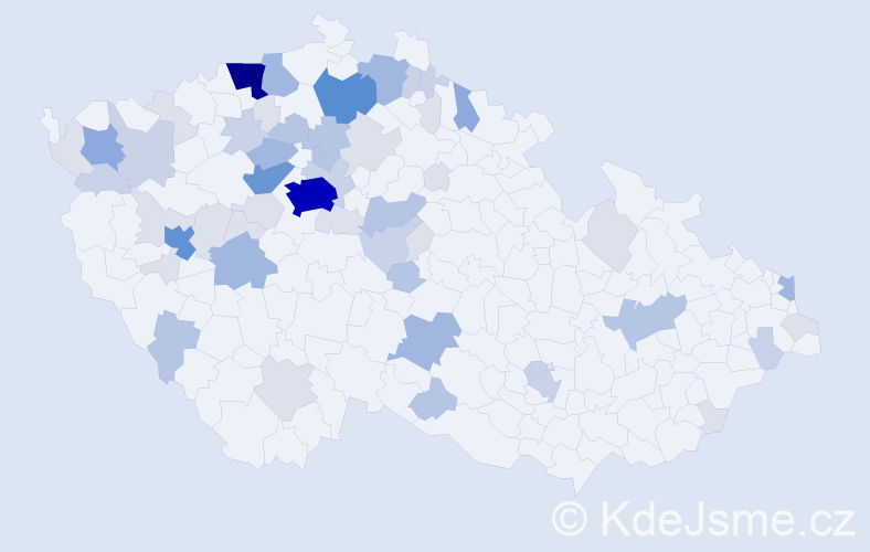 Příjmení: 'Port', počet výskytů 173 v celé ČR
