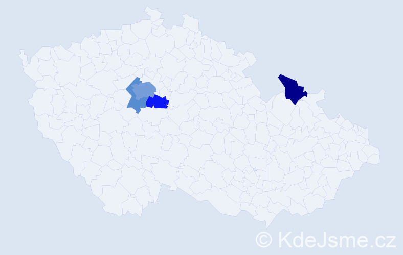 Příjmení: 'Piaszczynská', počet výskytů 8 v celé ČR