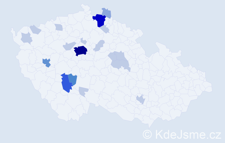 Příjmení: 'Reinišová', počet výskytů 48 v celé ČR