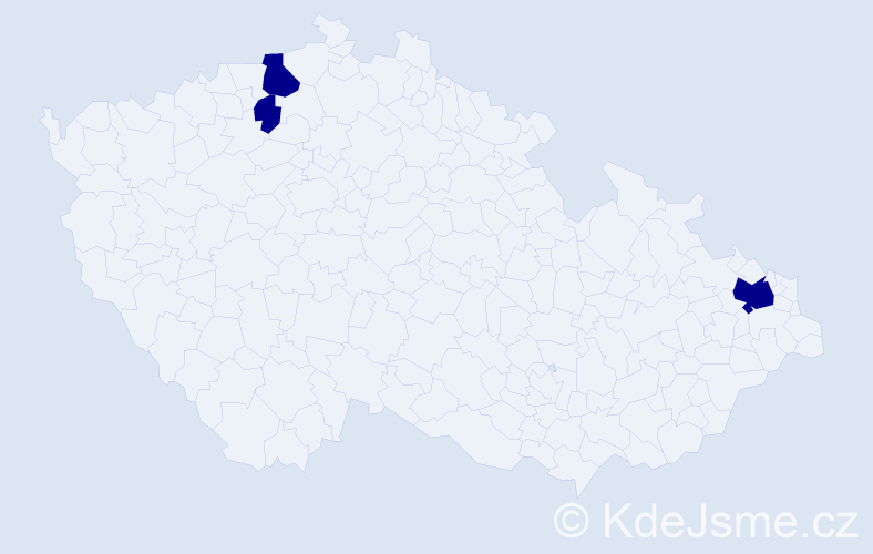 Příjmení: 'Karpjuk', počet výskytů 3 v celé ČR