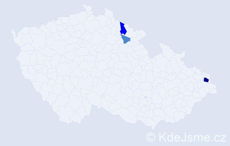 Příjmení: 'Kodenko', počet výskytů 11 v celé ČR