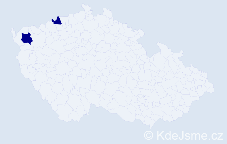 Příjmení: 'Siemer', počet výskytů 2 v celé ČR