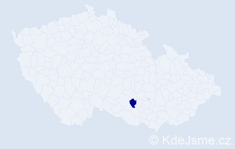 Příjmení: 'Baukó', počet výskytů 3 v celé ČR