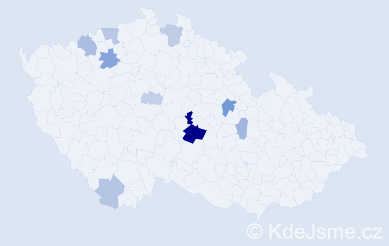 Příjmení: 'Neuhöferová', počet výskytů 23 v celé ČR