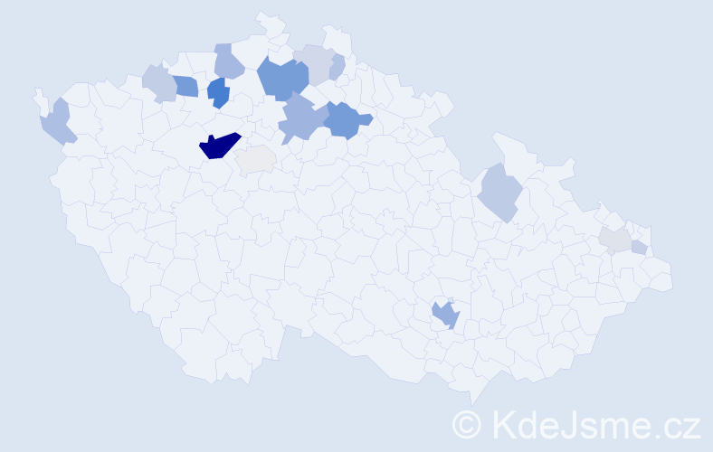 Příjmení: 'Knauerová', počet výskytů 41 v celé ČR
