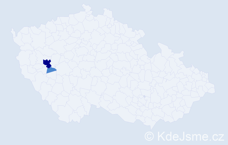 Příjmení: 'Golčáková', počet výskytů 10 v celé ČR