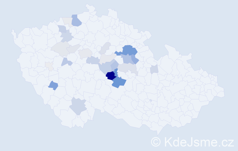 Příjmení: 'Rejnek', počet výskytů 108 v celé ČR