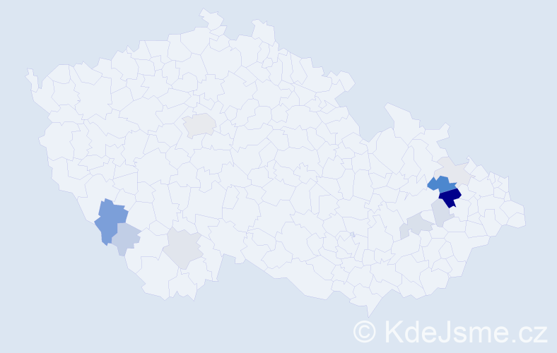 Příjmení: 'Haubeltová', počet výskytů 32 v celé ČR