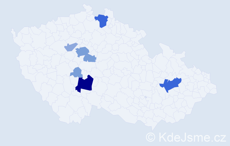 Příjmení: 'Kulczycki', počet výskytů 22 v celé ČR