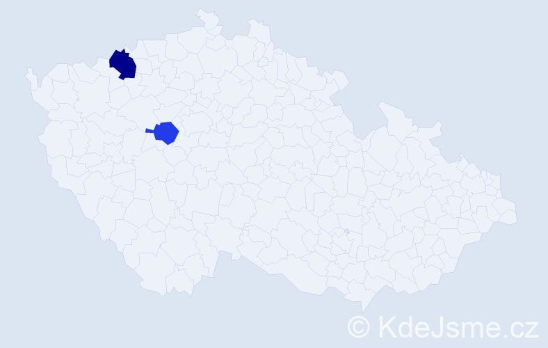 Příjmení: 'Avakjanová', počet výskytů 3 v celé ČR