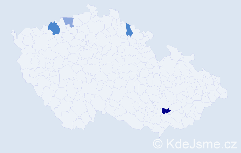 Příjmení: 'Kazihnitka', počet výskytů 10 v celé ČR
