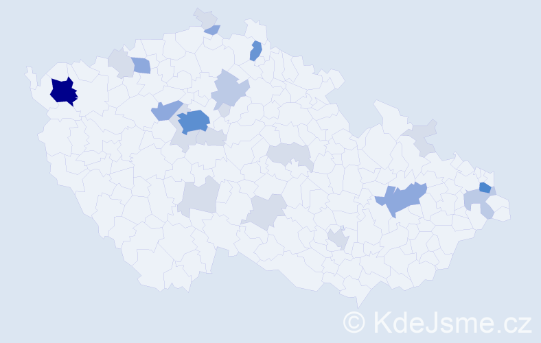 Příjmení: 'Hajdu', počet výskytů 72 v celé ČR