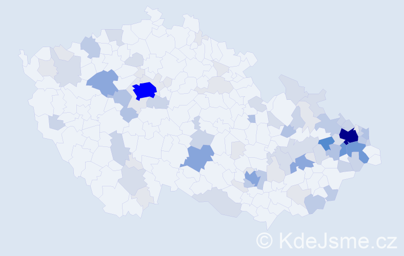 Příjmení: 'Schenk', počet výskytů 281 v celé ČR