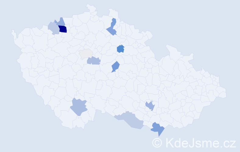 Příjmení: 'Grünfeldová', počet výskytů 28 v celé ČR
