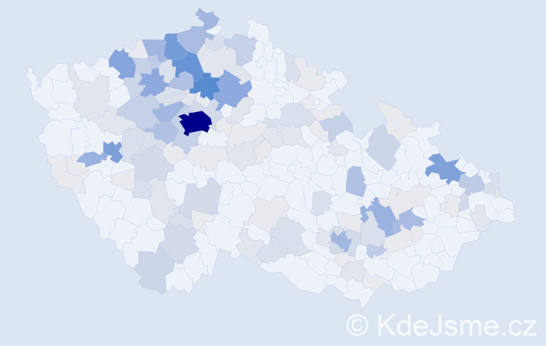 Příjmení: 'Fryč', počet výskytů 535 v celé ČR