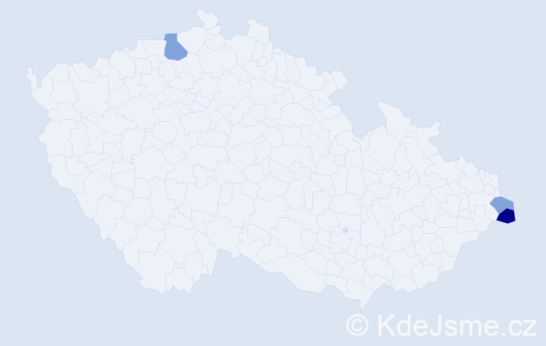Příjmení: 'Przepiora', počet výskytů 12 v celé ČR