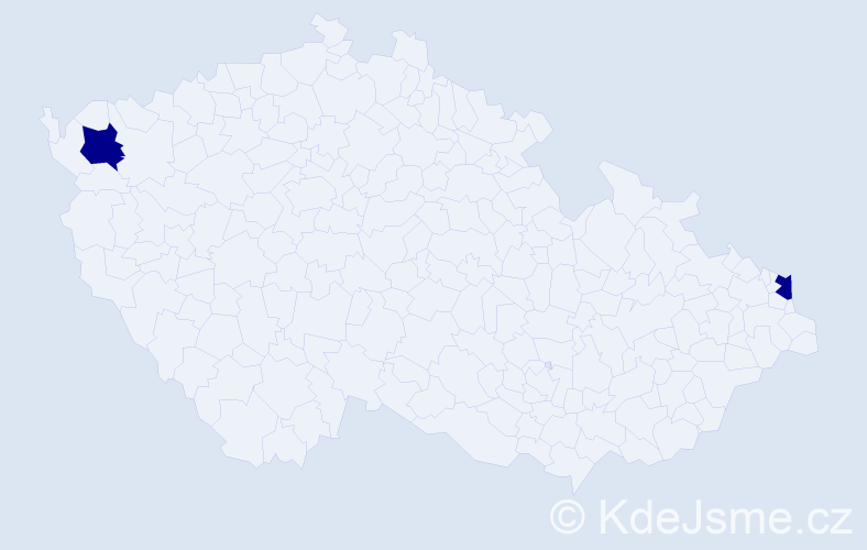 Příjmení: 'Slusarczyk', počet výskytů 2 v celé ČR