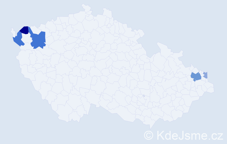 Příjmení: 'Harbistová', počet výskytů 12 v celé ČR