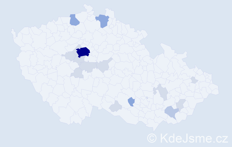 Příjmení: 'Susa', počet výskytů 39 v celé ČR