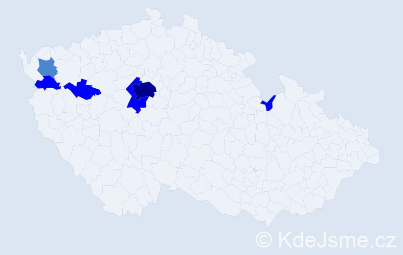 Příjmení: 'Sidorjáková', počet výskytů 12 v celé ČR