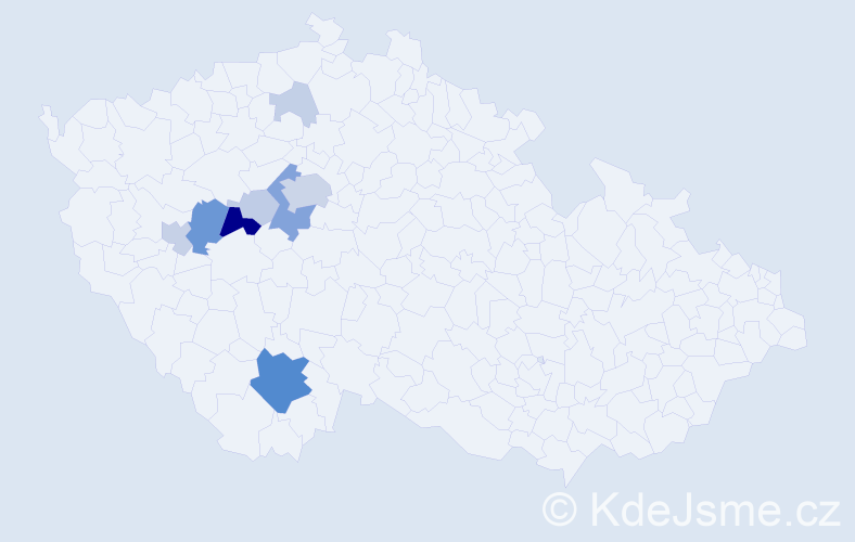 Příjmení: 'Kotnauerová', počet výskytů 34 v celé ČR