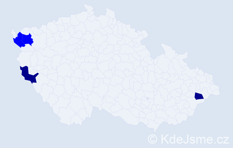 Příjmení: 'Karpják', počet výskytů 6 v celé ČR