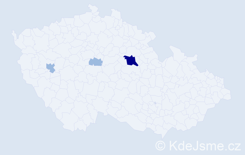 Příjmení: 'Demjančuk', počet výskytů 6 v celé ČR