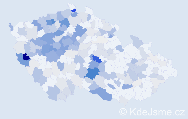 Příjmení: 'Paul', počet výskytů 752 v celé ČR