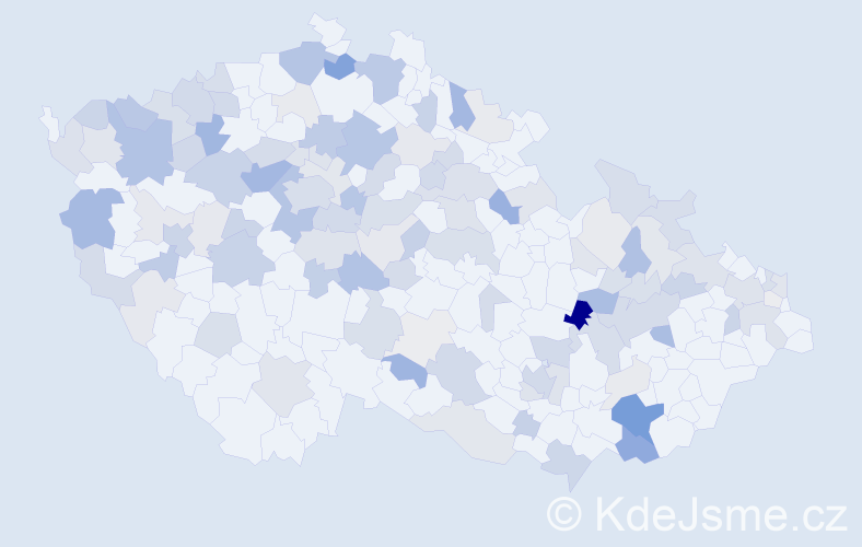 Příjmení: 'Burián', počet výskytů 336 v celé ČR