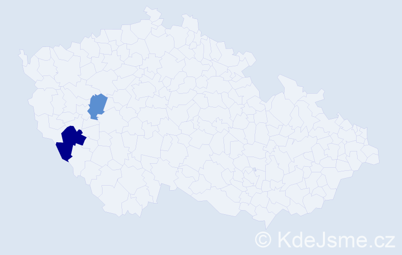 Příjmení: 'Kellnhoferová', počet výskytů 7 v celé ČR