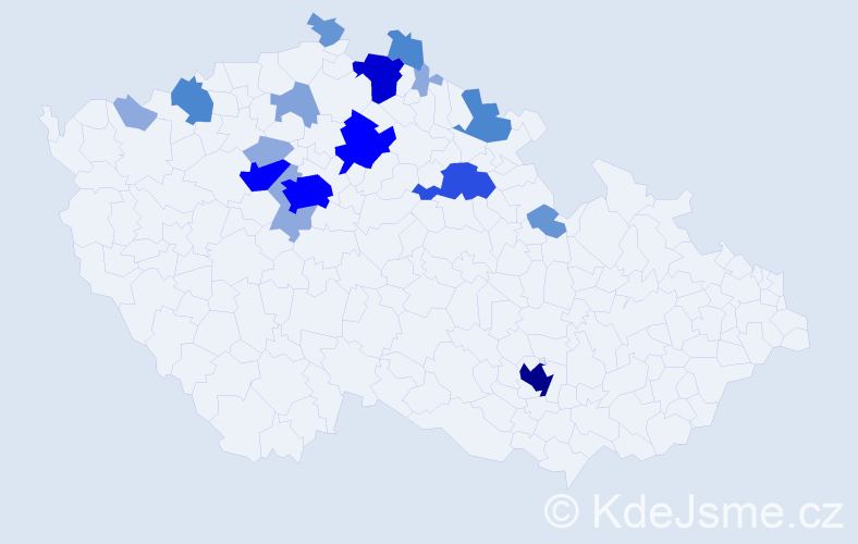 Příjmení: 'Naiman', počet výskytů 62 v celé ČR