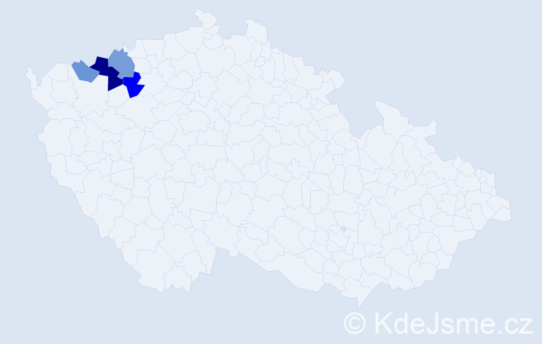 Příjmení: 'Theumer', počet výskytů 9 v celé ČR