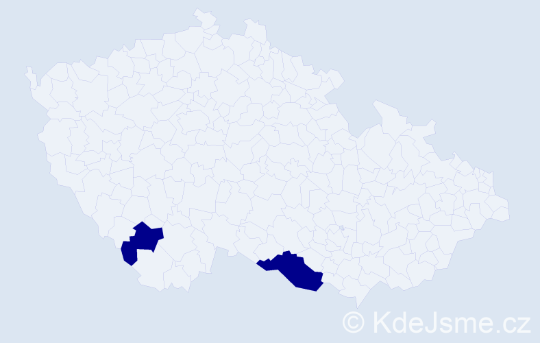 Příjmení: 'Kadlubiak', počet výskytů 2 v celé ČR