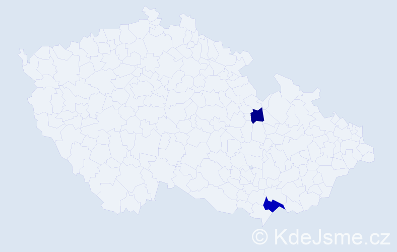 Příjmení: 'Minaschková', počet výskytů 7 v celé ČR