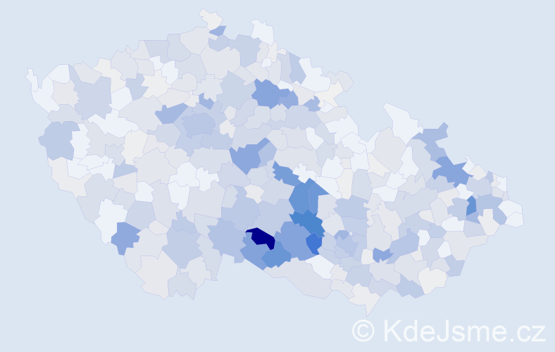 Příjmení: 'Chalupa', počet výskytů 2207 v celé ČR