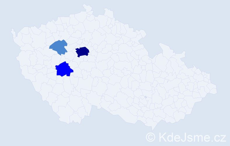 Příjmení: 'Turuta', počet výskytů 6 v celé ČR