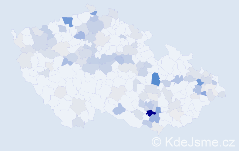 Příjmení: 'Schiller', počet výskytů 351 v celé ČR