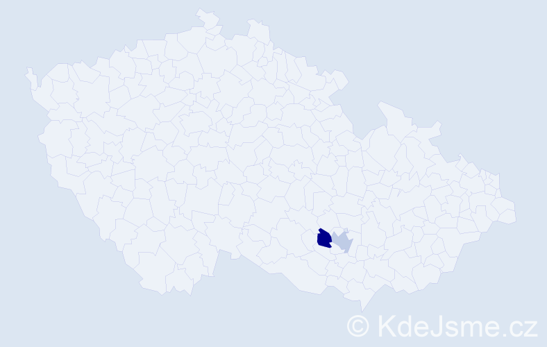 Příjmení: 'Jacobea', počet výskytů 2 v celé ČR