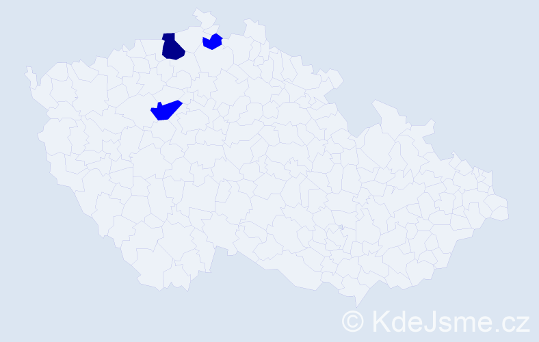 Příjmení: 'Pastel', počet výskytů 4 v celé ČR